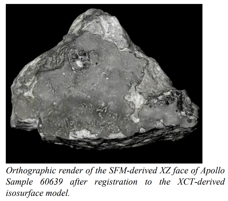 Structure from Motion Photogrammetry and Micro X-Ray Computed Tomography 3-D Reconstruction Data Fusion for Non-Destructive Conservation Documentation of Lunar Samples