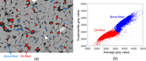 Validation of model predictions of pore-scale fluid distributions during two-phase flow