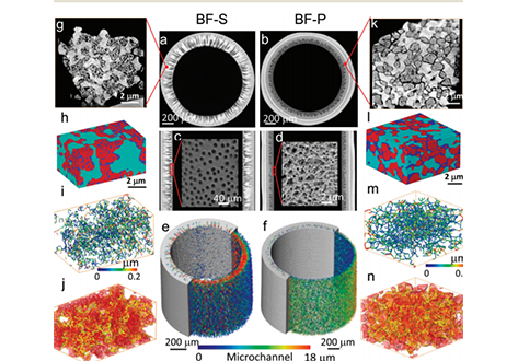 The application of hierarchical structures in energy devices: new insights into the design of solid oxide fuel cells with enhanced mass transport